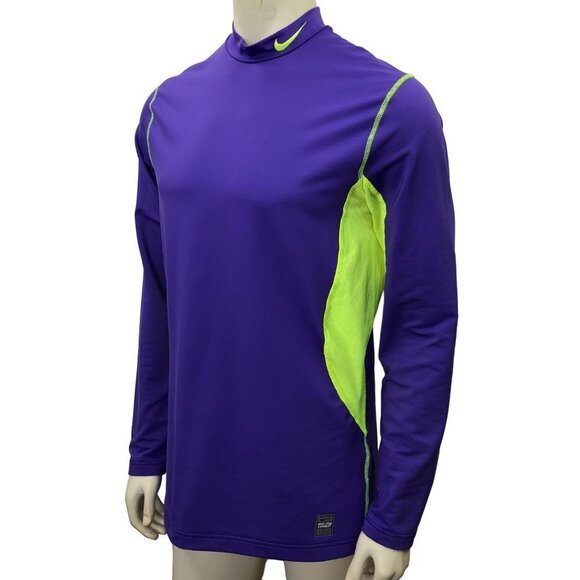 NIKE‎ PRO COMBAT HYPER WARM DRI-FIT MAX FITTED LG - Picture 2 of 6